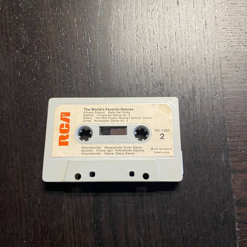 The World's Favorite Dances 1972 RCA Record Cassette Tape